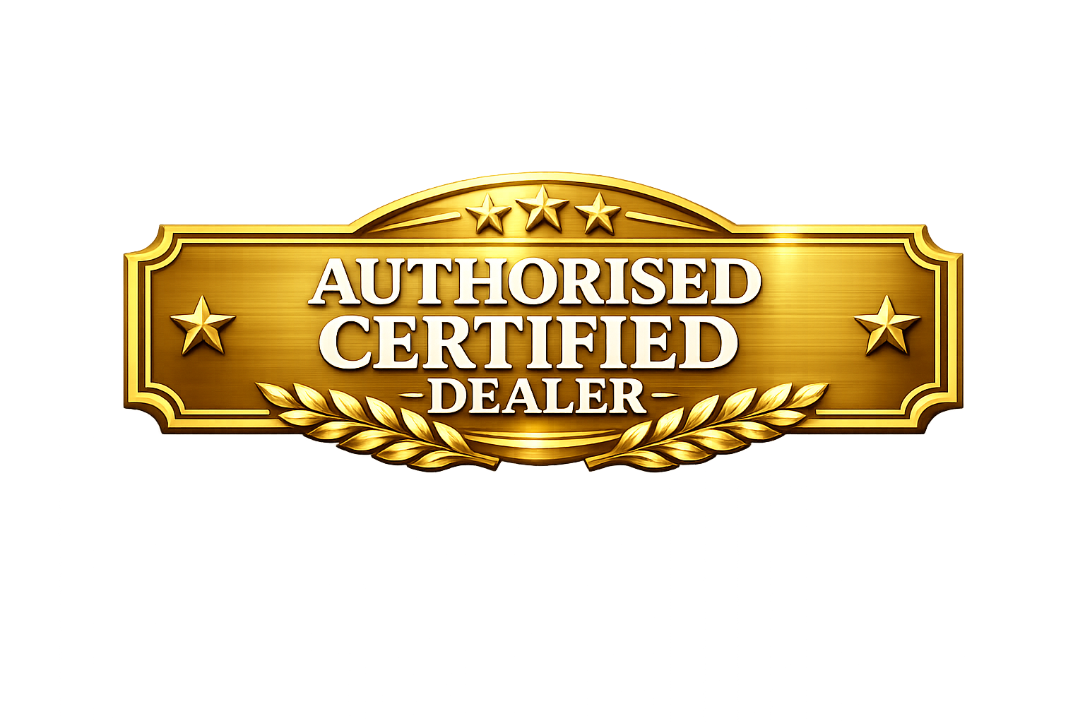 Authorised Certified Dealer badge